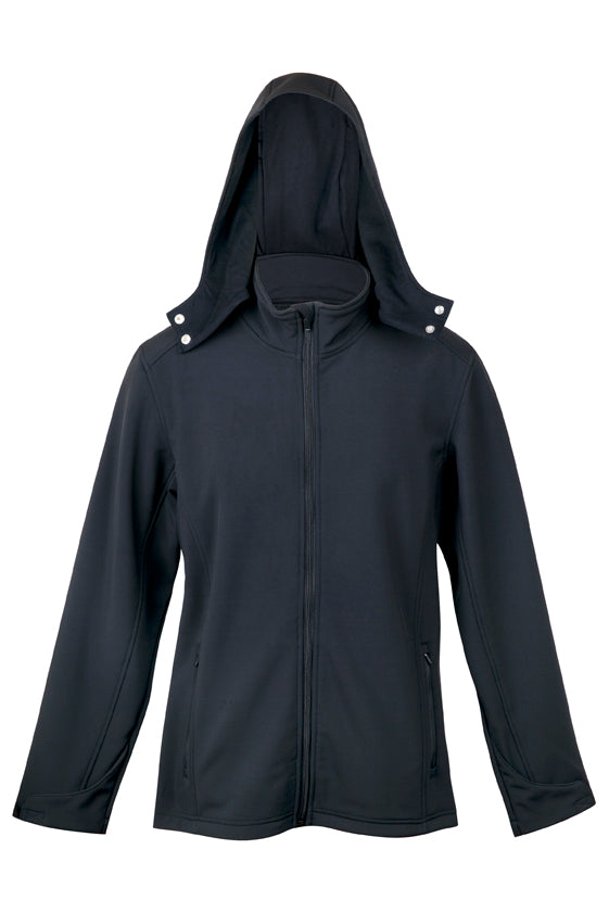 J483HZ-Men's Soft Shell HOODED Jacket - TEMPEST Range