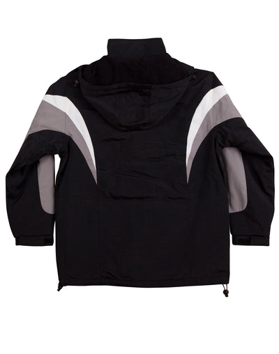 JK28 BATHURST Tri-colour Jacket With Hood Unisex