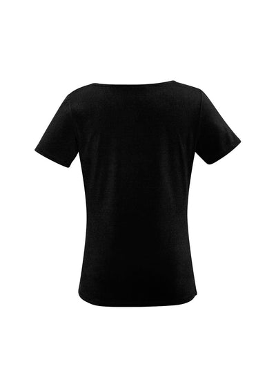 K625LS-Ladies Ava Drape Knit Top