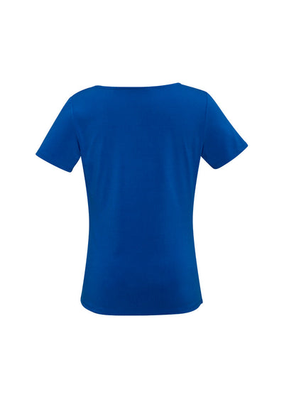 K625LS-Ladies Ava Drape Knit Top