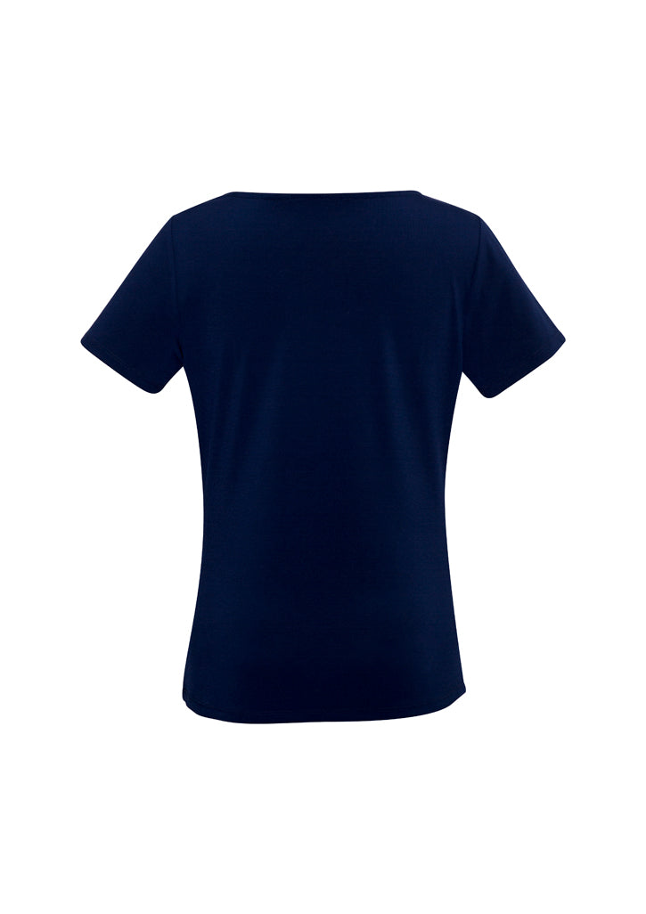 K625LS-Ladies Ava Drape Knit Top