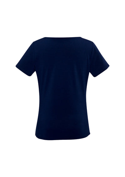 K625LS-Ladies Ava Drape Knit Top