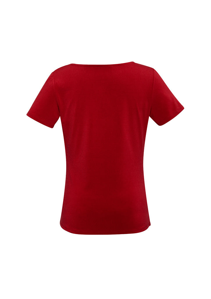 K625LS-Ladies Ava Drape Knit Top