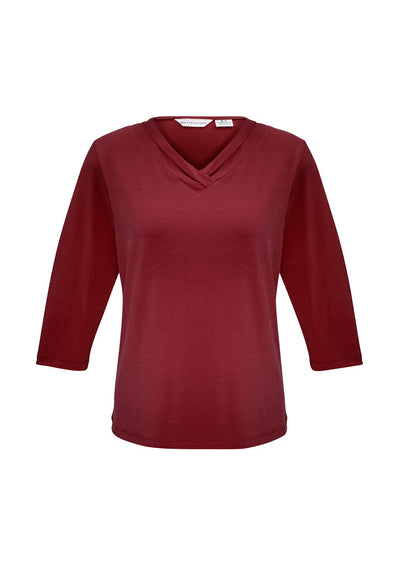 K819LT-Ladies Lana 3/4 Sleeve Top