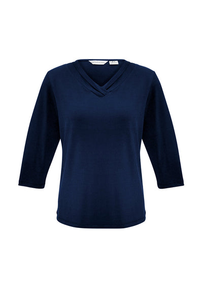 K819LT-Ladies Lana 3/4 Sleeve Top
