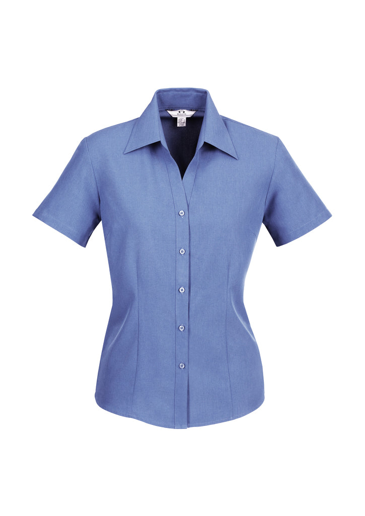 LB3601-Ladies Plain Oasis Short Sleeve Shirt