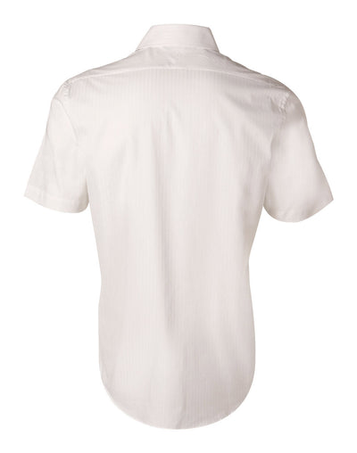 M7100S Men's Self Stripe Short Sleeve Shirt