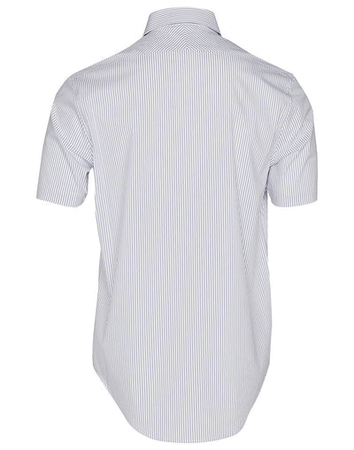 M7200S Men's Ticking Stripe Short Sleeve Shirt