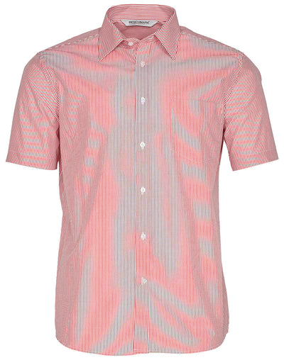 M7231 Men's Balance Stripe Short Sleeve Shirt