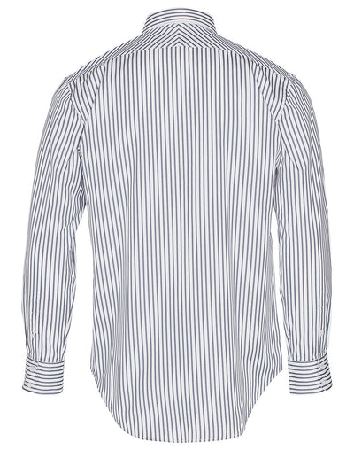 M7310L Men's Executive Sateen Stripe Long Sleeve Shirt