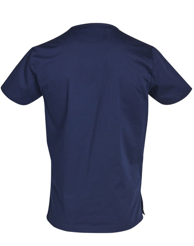 M7650 MENS V-NECK CONTRAST TRIM SCRUB TOP