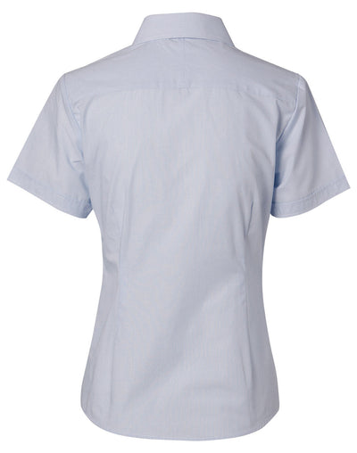 M8211 Women's Fine Stripe Short Sleeve Shirt