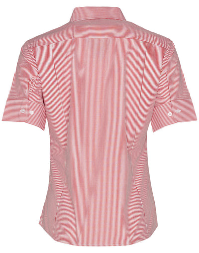 M8234 Women's Balance Stripe Short Sleeve Shirt