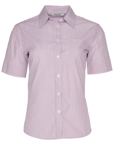 M8234 Women's Balance Stripe Short Sleeve Shirt