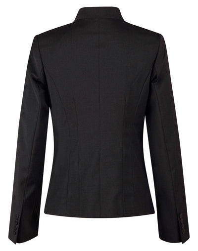 M9202 Ladies' Wool Blend Stretch Reverse Lapel Jacket