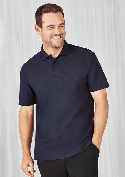 P400MS-Mens Crew Short Sleeve Polo