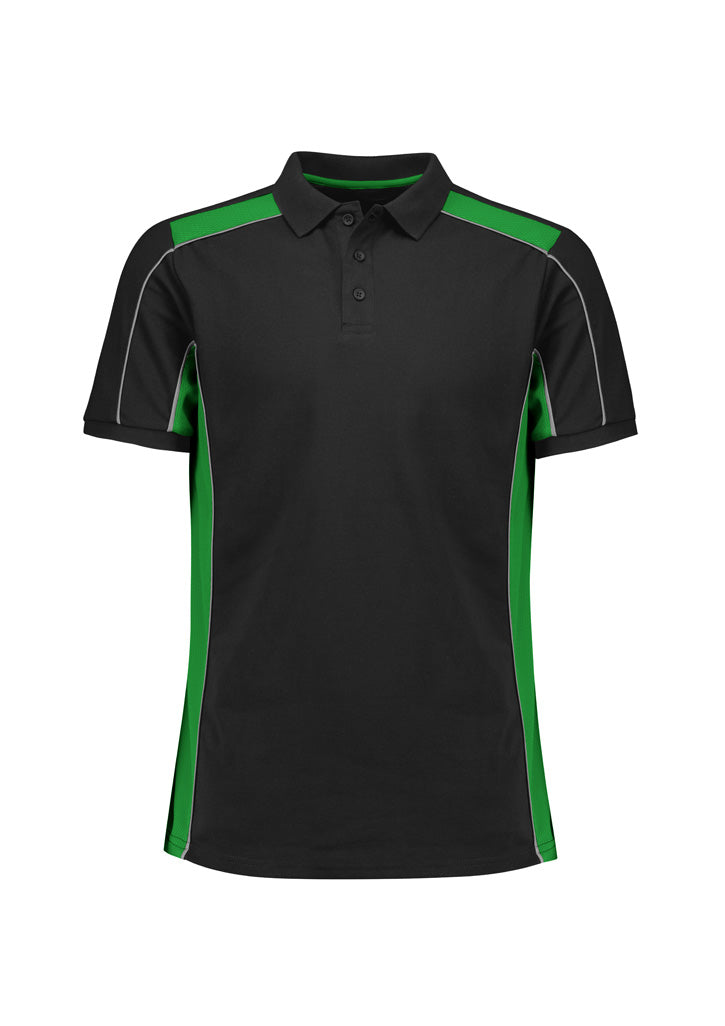P413US-Unisex Grid Short Sleeve Polo