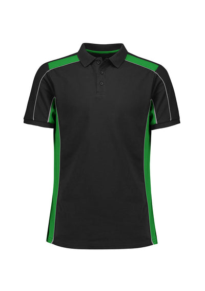 P413US-Unisex Grid Short Sleeve Polo