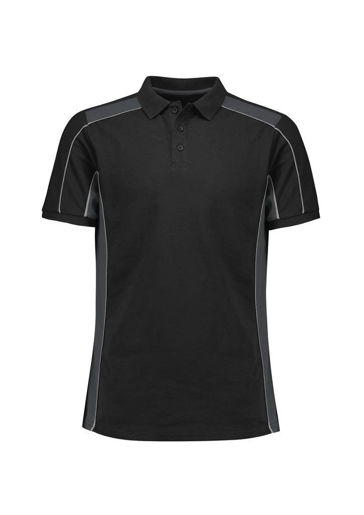 P413US-Unisex Grid Short Sleeve Polo