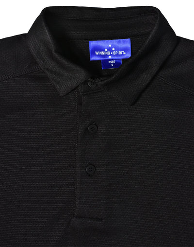 PS87 BAMBOO CHARCOAL CORPORATE SHORT SLEEVE POLO Men's