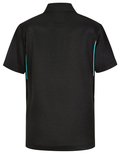 PS93K KIDS SUSTAINABLE POLY/COTTON CONTRAST SS POLO