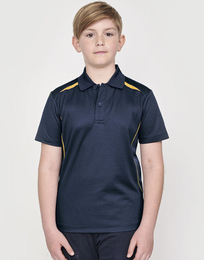 PS93K KIDS SUSTAINABLE POLY/COTTON CONTRAST SS POLO