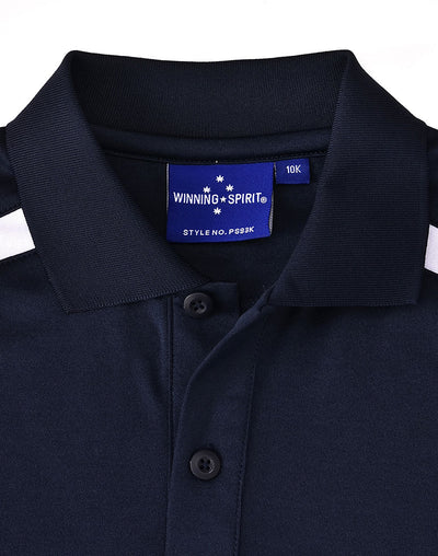 PS93K KIDS SUSTAINABLE POLY/COTTON CONTRAST SS POLO