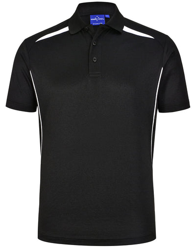 PS93 MENS SUSTAINABLE POLY/COTTON CONTRAST SS POLO