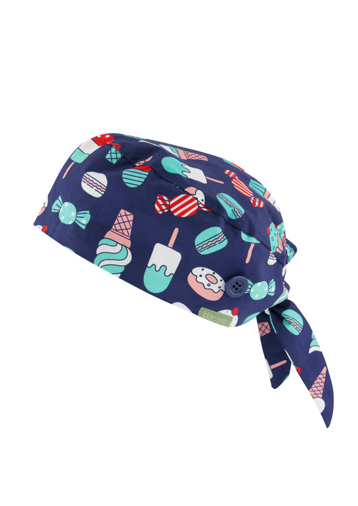 CSC245U-Unisex Printed Scrub Cap