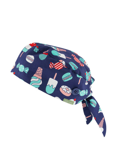 CSC245U-Unisex Printed Scrub Cap