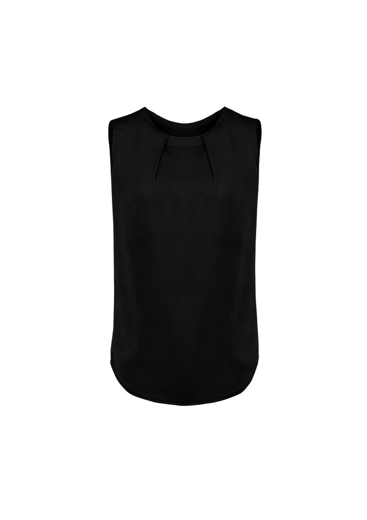 RB973LN-Estelle Womens Sleeveless Pleat Blouse