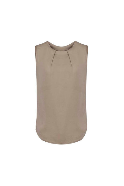 RB973LN-Estelle Womens Sleeveless Pleat Blouse
