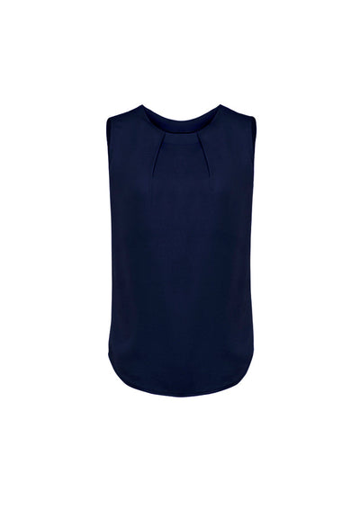 RB973LN-Estelle Womens Sleeveless Pleat Blouse