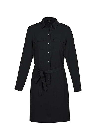RD069L-Chloe Womens Georgette Shirt Dress