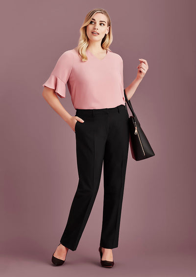 RGP975L-Siena Womens Adjustable Waist Straight Leg Pant