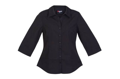 S004FQ-Ladies 3/4 Sleeve Shirts