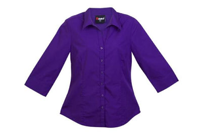 S004FQ-Ladies 3/4 Sleeve Shirts
