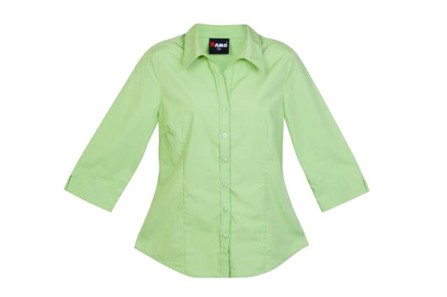 S004FQ-Ladies 3/4 Sleeve Shirts