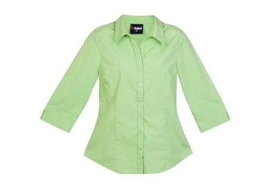 S004FQ-Ladies 3/4 Sleeve Shirts
