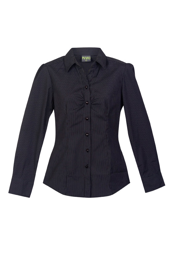 S008FL-Ladies Urban Stripe Shirt
