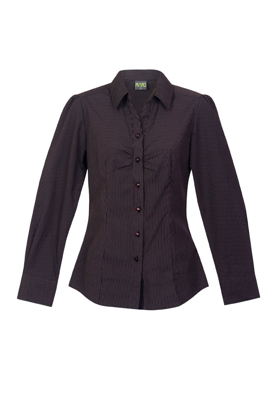 S008FL-Ladies Urban Stripe Shirt