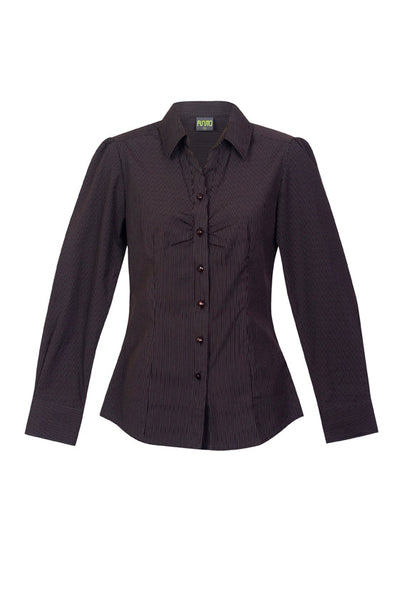 S008FL-Ladies Urban Stripe Shirt