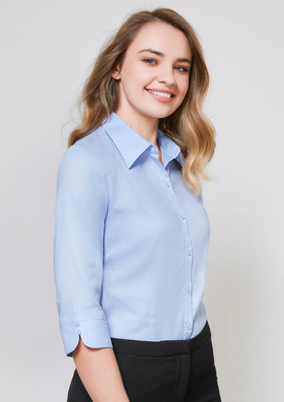 S10221-Ladies Luxe 3/4 Sleeve Shirt