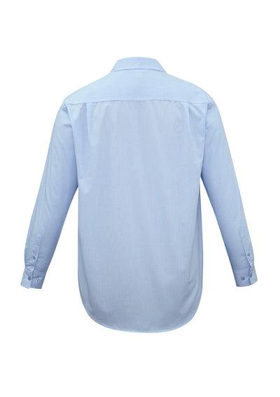 SH816-Mens Micro Check Long Sleeve Shirt