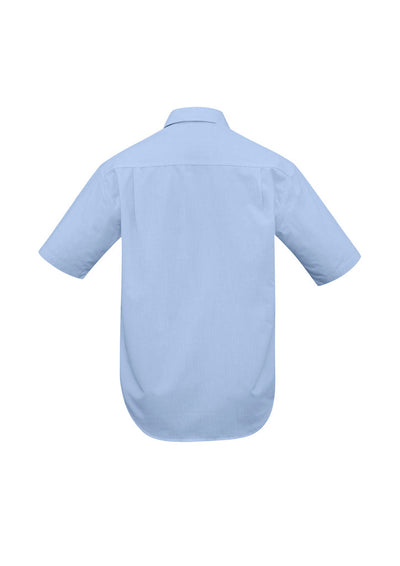 SH817-Mens Micro Check Short Sleeve Shirt