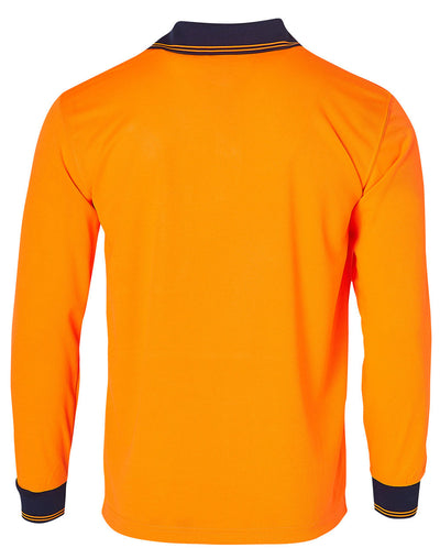 AIW SW05TD HI-VIS TRUEDRY MICRO-MESH SAFETY LONG SLEEVE POLO