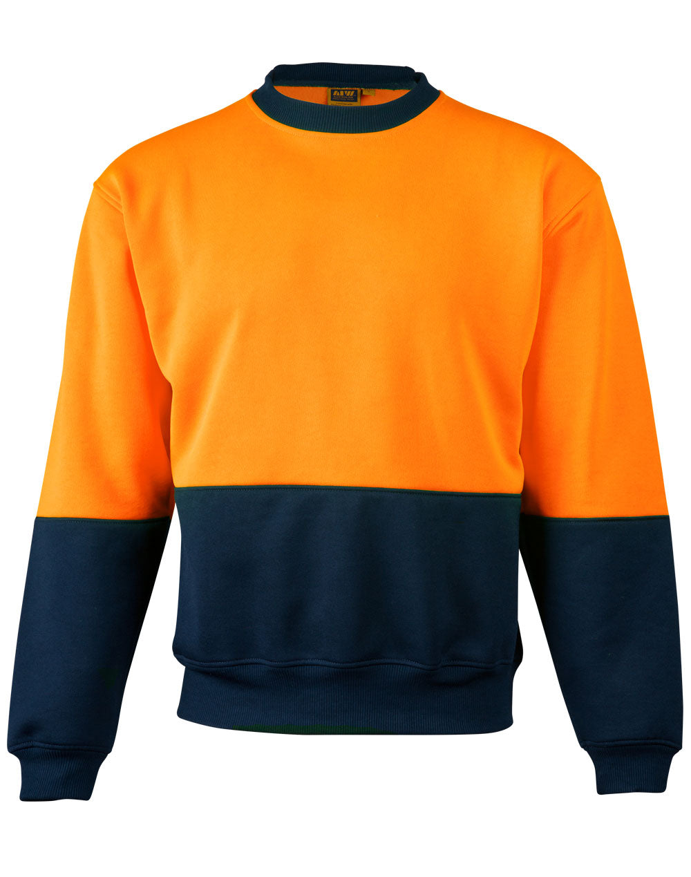 AIW SW09 HI-VIS TWO TONE CREW NECK