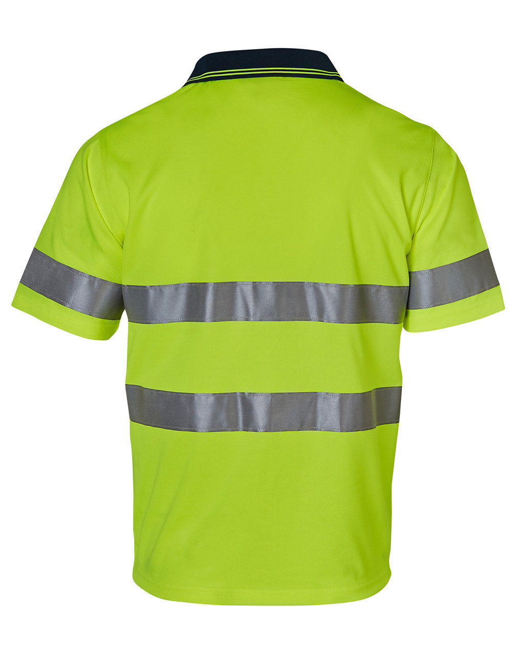 AIW SW17A HI-VIS SHORT SLEEVE POLO WITH 3M TAPES
