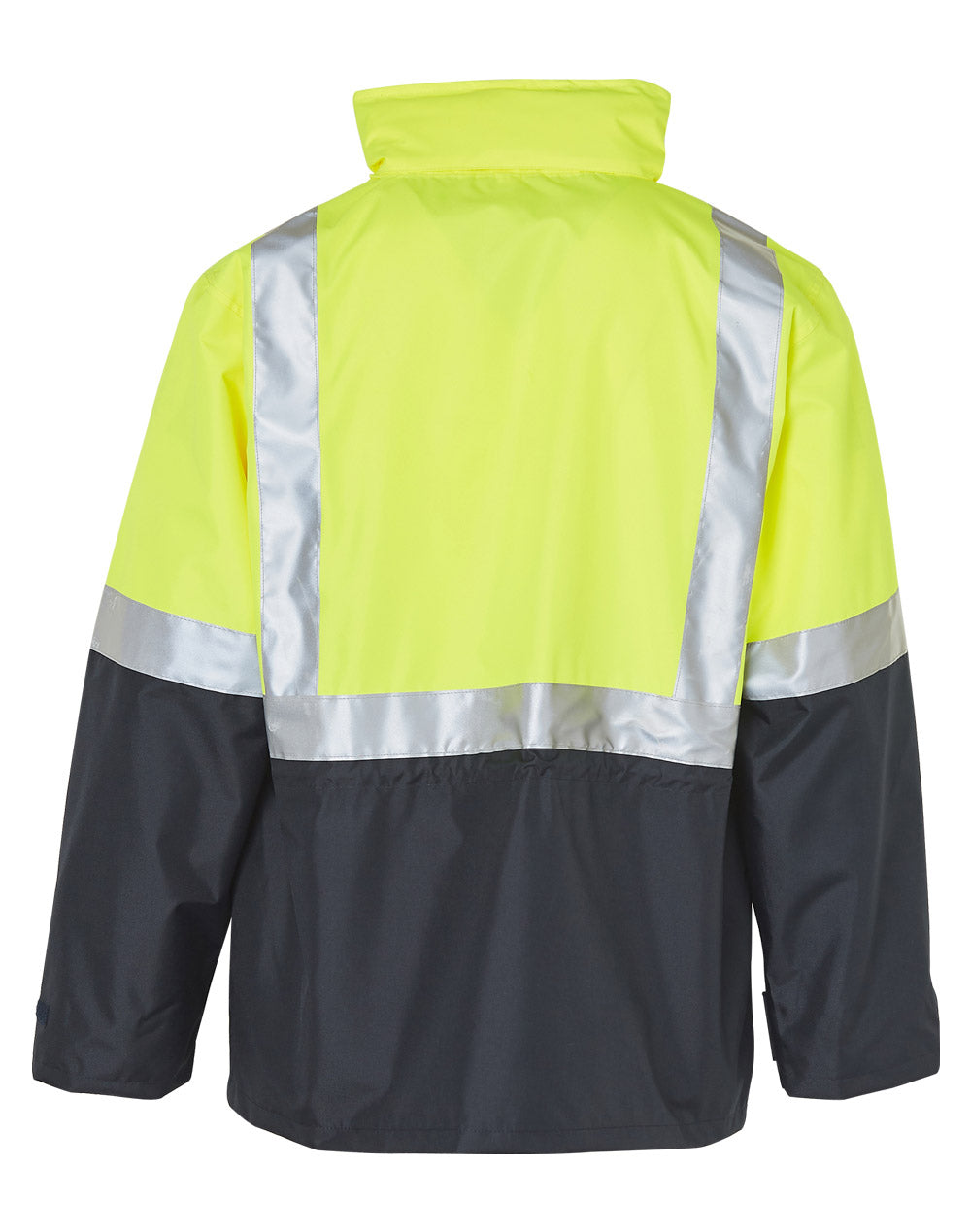AIW SW18A HI-VIS TWO TONE RAIN PROOF SAFETY JACKET WITH MESH LINING & 3M TAPES
