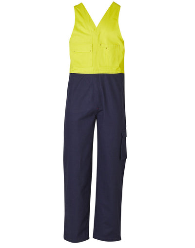 AIW SW202 HI-VIS ACTION BACK MEN'S OVERALL STOUT SIZE